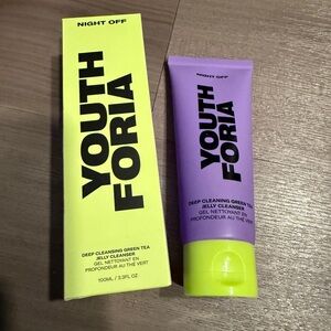 Youth Foria Deep Cleansing Green Tea Jelly Cleanser - Purple and Yellow